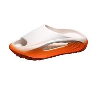 Generico Sandali Donna con Plateau Ortopediche Estive Zeppa Sandali Piatti E Spessi per Uomo E Donna,Adatti per La Casa Che L'Esterno,Scarpe da Acqua,Scarpe da Estivi (Orange,40)