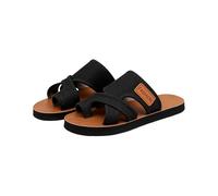 Generico Sandali Donna Estive Ciabatte Donna Con Cinturino Piatti Leggeri Resistenti Antiscivolo Per Vacanze Al Mare Estate Con Stile Relax E Comfort (Black, 37)