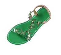 Generico Sandali Donna Estive Comode - Infradito Donna Eleganti Con A Fiore Cinturino Alla Caviglia Ciabatte Punta Aperta Suola Piatta Pantofole Casual Leggere Slide Spiaggia Confortevoli Ciabattine