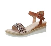 Generico Sandali Donna Estive Comode Leggere Ortopedici Eleganti Sandali Con Zeppa E Plateau Comode Antiscivolo Trekking Sandalo Vintage 2025 Sportive Scarpe Camminare Casual Moda Sandals Spiaggia