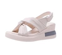 Generico Sandali Donna Estive Da E Con Tacco A Zeppa Punta Personalizzati 35 Sportivi Numero Scarpa Estiva Sandalo Comodo Comodi Ma Eleganti Estivi Scarpe Estate Ciabattine Comode Estivo Bianco 40