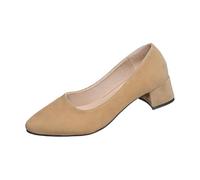 Generico Sandali Donna Estive Platform,Scarpe con Tacco Grosso Taglia Grande Punta Affilata Scollatura Bassa per Il Commercio Estero