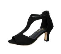 Generico Sandali Donna Estive - Women's European And Retro Foreign Trade Large Size Hollow Light Soft Sole Casual Shoes Sandals Con Tacco Pianta Larga Eleganti Chiusi Davanti