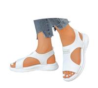 Generico Sandali Donna Estivi Casual,Comodi Sandali Con Plateau Per L'Estate Con Plantare Morbido E Sandali Da Spiaggia Infilabili Alla Romana