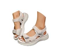 Generico Sandali Donna Ortopedici Estivi Scarpe Aperte Ciabatta Estiva Bassi Estive Comodi Da Mare Eleganti Ciabatte Con Zeppa Ortopediche Comode Sandalo Estivo Elegante Plantare Estraibile 39