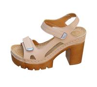 Generico Sandali Donna Plateau Tacco Punta Quadrata Scarpe Moda Estive Comode Sandali Eleganti Cerimonia Scarpe Aperte E confortevole Sandalo Semplice Ed Elegante Sandals Anti-Shock E Casa Leggeri