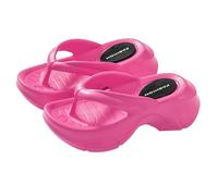 Generico Sandali Donna Platform Comoda Scarpe da Estive Ciabatte da Donna,Primavera Estate E Autunno,Infradito Spesse Per La Casa,Sandali Esterno,Ciabatte Antiscivolo (Hot Pink,36)