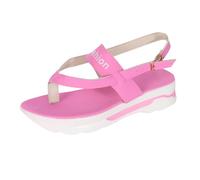 Generico Sandali Donna Platform Ortopediche Comodi Estivi Sandali con Plateau E Zeppa Rialzati da Donna,Casual,Taglie Forti,per Camminare Tutti I Giorni con Tacco Scarpe (Pink,39)