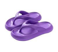 Generico Sandali Donna Platform Scarpe da Donna Estive Ciabatte da,Primavera Estate E Autunno,Infradito Spesse Per La Casa,Sandali Esterno,Semplici,Ciabatte Estive (Purple,36)