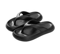 Generico Sandali Donna Platform Scarpe da Donna Estive Ciabatte da,Primavera Estate E Autunno,Infradito Spesse Per La Casa,Sandali Esterno,Semplici,Ciabatte Estive (Black,40)