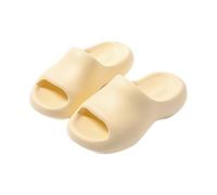 Generico Sandali Donna Platform Scarpe Donna Estive Comode Pantofole da Casa da Uomo con Fondo Spesso,Alla,con Una Sola Parola,Indossare Fuori,Per Ciabatte Zeppa Scarpe (Yellow,38)