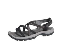 Generico Sandali Estive Sandalias de punta abierta para un look casual sin cordones, con un toque playero deportivo para mayor comodidad y facilidad de uso durante todo el día. (Black, 39)