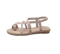 Generico Sandali Infradito Donna Con Cinturino Romane Flat Sandals Summer Bottom Clip Straps Toe Wild Women S Bassi Barefoot Sandalo Estivo Mare Laccio Dietro Estive Ciabatte Alluce Valgo Beige 39