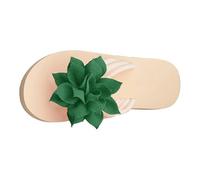 Generico Sandali Infradito Donna con Fiore Grande, Ciabatte Piatti Morbide, Cinturino Imbottito Leggere Traspiranti Antiscivolo Comode Eleganti Impermeabili per Vacanze Spiaggia Feste Estivi