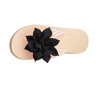 Generico Sandali Infradito Donna con Fiore Grande, Ciabatte Piatti Morbide, Cinturino Imbottito Leggere Traspiranti Antiscivolo Comode Eleganti Impermeabili per Vacanze Spiaggia Feste Estivi