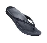 Generico Sandali infradito ortopedici estivi da donna con supporto plantare unisex for il bagno spiaggia(Black,EU 41)