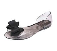 Generico Sandali Mare Donna Comoda Sandali Comodi Donna Toe Open Women Summer Sandals Mouth Beach On Shoes Jelly Big Fish Women'S Sandals Comodi Scarpe Bianche Eleganti (Black,36)