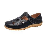 Generico Sandali Mare Donna Comoda Sandali Estivi Donna da Morbidi,Traforati,Versatili,Adatti Alle Mamme,Piatti,Non da,Comodi (Black,44)