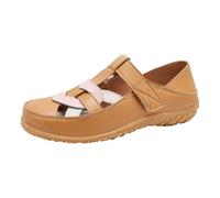 Generico Sandali Mare Donna Comoda Sandali Estivi Donna da Morbidi,Traforati,Versatili,Adatti Alle Mamme,Piatti,Non da,Comodi (Brown,42)