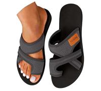 Generico Sandali Mare Donna Comodi Sandali Comodi Donna in Rete Traspirante da,Infradito in Rete Traforata da,Scarpe Camminata (Dark Gray,44)