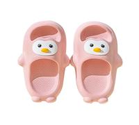 Generico Sandali Mare Donna Comodi Sandali Comodi Estivi Ciabatte A Forma di Pinguino,da Interno,per La Casa,Carine,da Esterno,Spiaggia,Infradito,Chiusi Davanti (Pink,38)