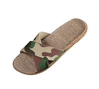 Generico Sandali Mare Donna Comodi Sandali Comodi Estivi Pantofole per Le Donne Alla Delle Donne Della Boemia Traspirante da Spiaggia On Scarpe Appartamenti Ciabatte Donna Estive (Camouflage,39-40)