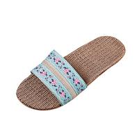 Generico Sandali Mare Donna Comodi Scarpe Estive Comode Pantofole per Le Donne alla delle Donne della Boemia Traspirante da Spiaggia On Scarpe Appartamenti Ciabatte Donna Estive (Mint Green,37-38)