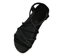 Generico Sandali Mare Donna Eleganti Sandali Barefoot Donna da Spiaggia Sottili con Cinturino Aperto da,Nuovi,con Suola Morbida,Adatti Al Commercio Estero (Black,43)