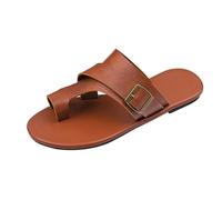 Generico Sandali Mare Donna Eleganti Sandali Comodi Donna Ciabatte da Spiaggia Leggere con Punta Piatta,da,per Commercio Estero,In Europa E Negli Stati Ciabatte Mare con (Brown,39)