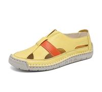 Generico Sandali Mare Uomo Sandali Uomo Sportivi Casual Traspiranti Comodi per Camminare Escursioni e Spiaggia (Yellow, 41)