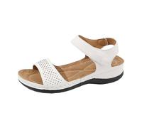 Generico Sandali Ortopedici Donna Estive con Zeppa Scarpe Donna Estive Eleganti Sandali Plateau con Strass Sandalo Traforata Traspirante Scarpe Comode da Casa Chanclas Estivi Semplice Ed Anti-Shock
