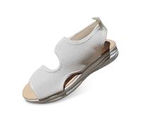 Generico Sandali Ortopedico Donna Estive con Zeppa Sandalo Punta Aperta Antiscivolo Sportivo Lavabili Morbida Comodi Elegante Scarpe Mesh Casual Leggero Scarpe da Trekking Traspirante