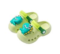 Generico Sandali per bambine da 1 a 3 anni scarpe da acqua leggere e traspiranti per piscina spiaggia giochi all'aperto e al chiuso comode calzature estive antiscivolo (Light Green 15-2Years)