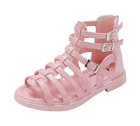 Generico Sandali per bambine,Princess Cosplay Scarpe Ragazza Punta Aperta Eleganti Confortevole Suola Morbida Comfort Chic Comode Antiscivolo de Spiaggia Tacchi Alti Bambini Perfetti Cerimonie