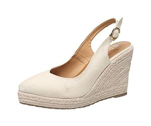 Generico Sandali Platform Donna Zeppa Estive Neri Comodi Leggings da Donna In Pile Termico Spazzolato A Vita Alta Penetrazione Della Pelle Staffa Trasparente Collant Neri Sandali (Beige,40)