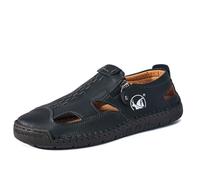 Generico Sandali Sportivi Uomo-Sandali casual da uomo, traspiranti, comodi, piatti, da indossare ogni giorno, antiscivolo, resistenti, per camminare all'aperto, estate, primavera, autunno.