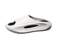 Generico Sandali Zeppa Donna Estive Comoda Sandali Plateau Piatti E Spessi per Uomo E Donna,Adatti per La Casa Che L'Esterno,Scarpe da Acqua,Scarpe da con (Grey,36)