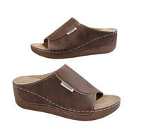 Generico Sandali Zeppa Donna, Pantofole Eleganti Scarpe Morbide Mare Estive Comodi Larga Anatomiche Piscina Punta Antiscivolo Con Aperte Ciabatte, Sandali Donna Estive Con Zeppa N 34