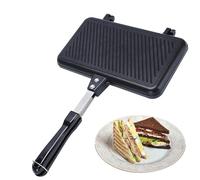 Generico Sandwich Maker, Double-Sided Non-stick Hot Press Grilled Cheese Pan With Anti-Scald Handle, Hangable Design Hot Sandwiches Makers Press, Breakfast Sandwich Maker, Grilled Cheese Pan
