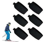 Generico Sangles de Ski avec Mousse | Lot de 6 Accessoires Réglables | Bandes Transport pour Skis et Bâtons pour Sports d'Hiver, Transport, Protection, Extérieur Confortable et Sécurisé