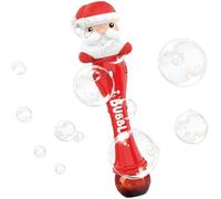 Genérico Santa Bubble Machine - Santa Bubble Wand | Electric Fully Automatic Bubble Machine - Automatic Bubble Blower For Kids with Colorful Light, Electric Bubbles Machine, Automatic Bubble Maker