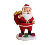 Generico Santa Claus Figurines, Santa Statues Resin, Lighted Christmas Decoration, Resin Claus Ornament For Home Tabletop Mantle Bookshelf Festival New Year Holiday Indoor