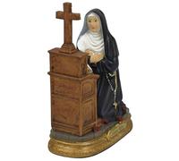 Generico Santa Rita inginocchiata 17 cm Statua in Resina