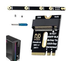Genérico SATAs Adapter Card - Hard Disk Converter Card, PH442RH WiFi Interface To M-Key Converter, For Desktop PC Computer Maintenance Data Center Computer Hard Disk Extending Using Accessories