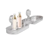 Genérico Saugnapf - Supporto da parete per doccia con supporto estraibile con gancio stabile | Pratico organizer da bagno per accessori per la pulizia del sapone cura del viso