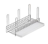 Generico Scaffale Asciugatumbler - Scolabicchieri,Organizzatore Scolapiatti in Acciaio Inossidabile Compatto per Tazze e Bicchieri per Cucina e Lavello