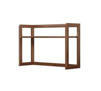 Generico Scaffale Organizer Scrivania, Libreria da Scrivania in Legno con Ripiano Regolabile, Portaoggetti Mensola Ufficio Multiuso Salvaspazio(16.5in/42cm)