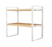 Generico Scaffale Per Libri Da Scrivania - Espositore Multiuso Per Riporre Oggetti, Supporto Per Organizer A 2 Livelli, Per La Casa, Camera Da, Armadio Da Cucina, Dispensa, Bancone, Libro Da