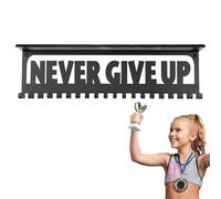 Generico Scaffale per medaglie da parete - Espositore per trofei sospeso, organizzatore di premi con gancio, espositore sportivo | Pratica soluzione per conservare le medaglie per i risultati della