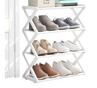 Generico Scaffale per scarpe per armadio | Storage per organizzatore di scarpe | Scaffale per scarpe a diversi livelli voluminosi per le pantofole | Mobili di stoccaggio ideali per l'ingresso, arma